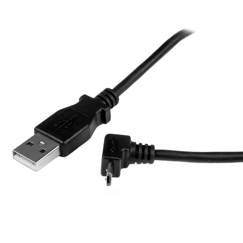 StarTech USBAUB2MU 2m Micro USB Cable - A to Up Angle Micro B